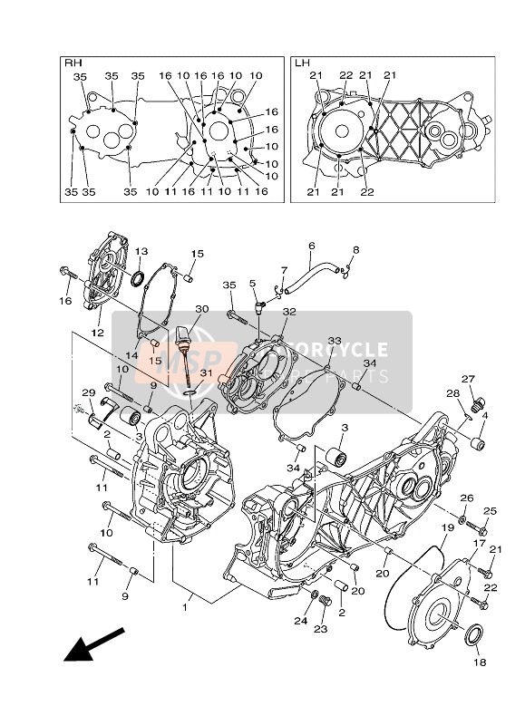 Yamaha NMAX 150 2017 Carter pour un 2017 Yamaha NMAX 150